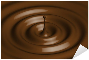 Vector Chocolate Drop, Ripples And Splash Sticker • - Plywood (400x400), Png Download