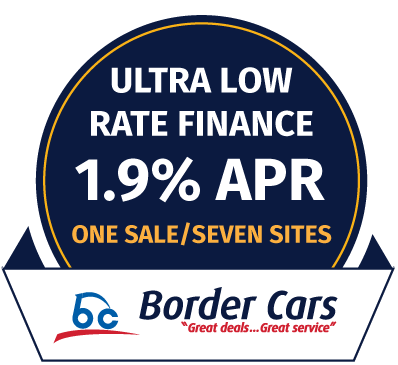 Ultra Low Rate Finance At Just - Border Cars (398x365), Png Download