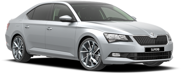 Superb Sportline - Skoda Superb (600x300), Png Download