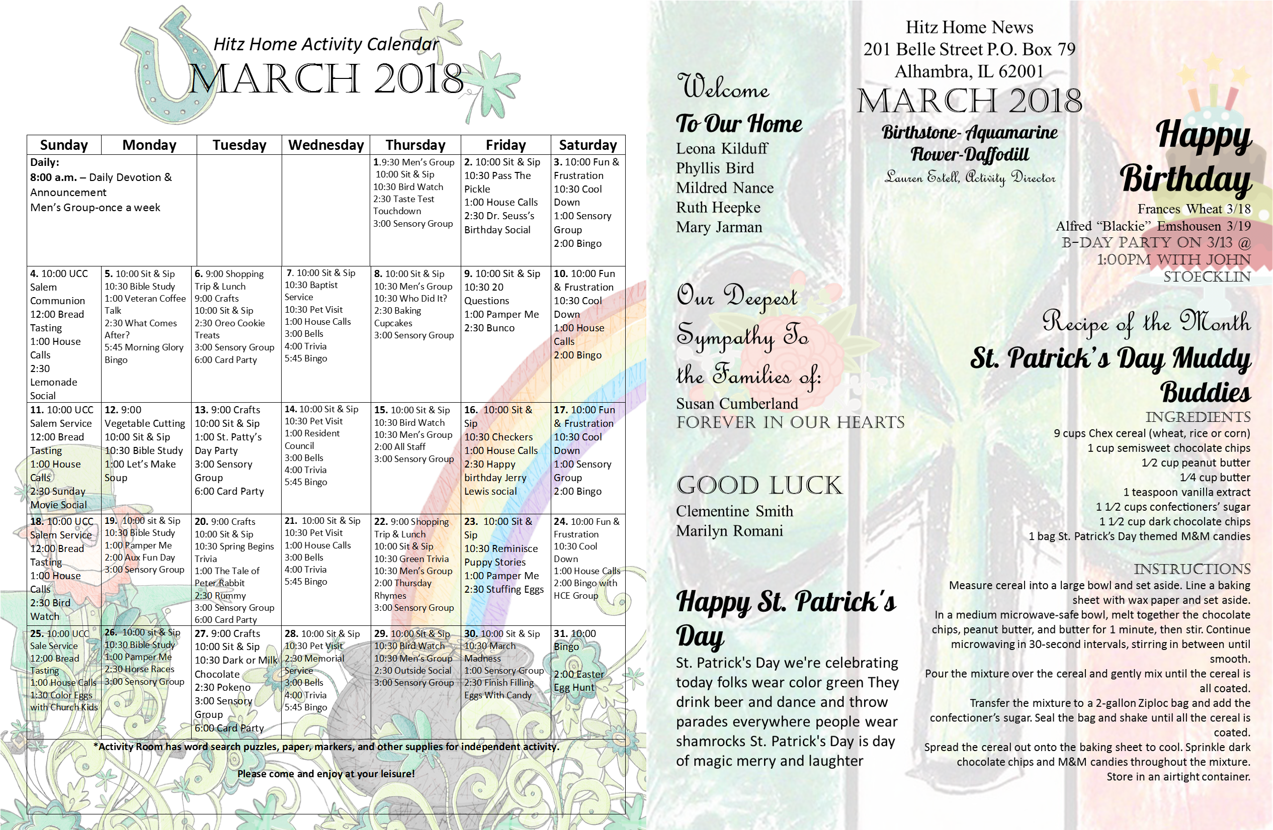 March 2018 Small - Paper (2548x1654), Png Download