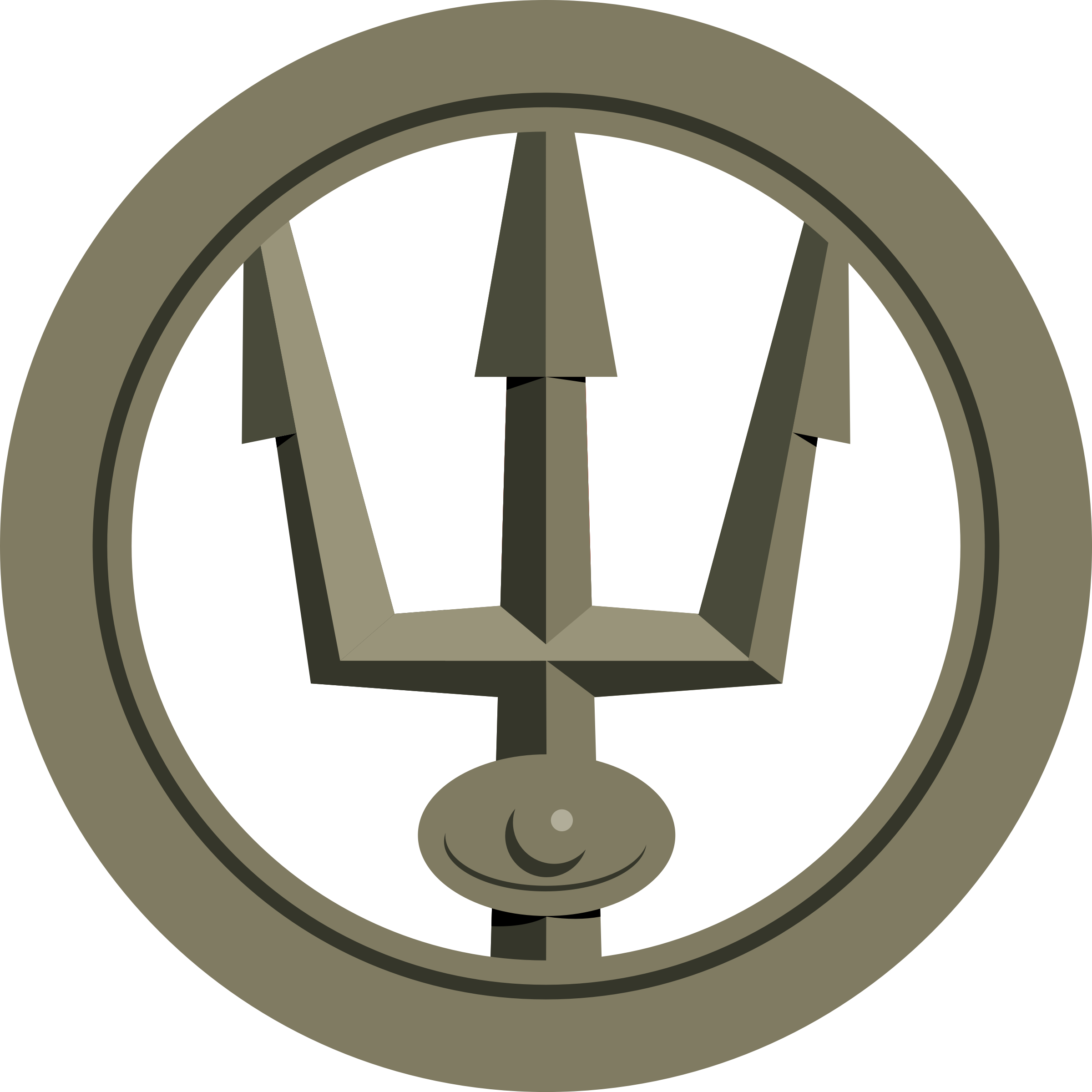 Trident Symbol Clipart - Gloucester Road Tube Station (2400x2400), Png Download