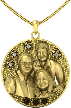 Locket (300x544), Png Download