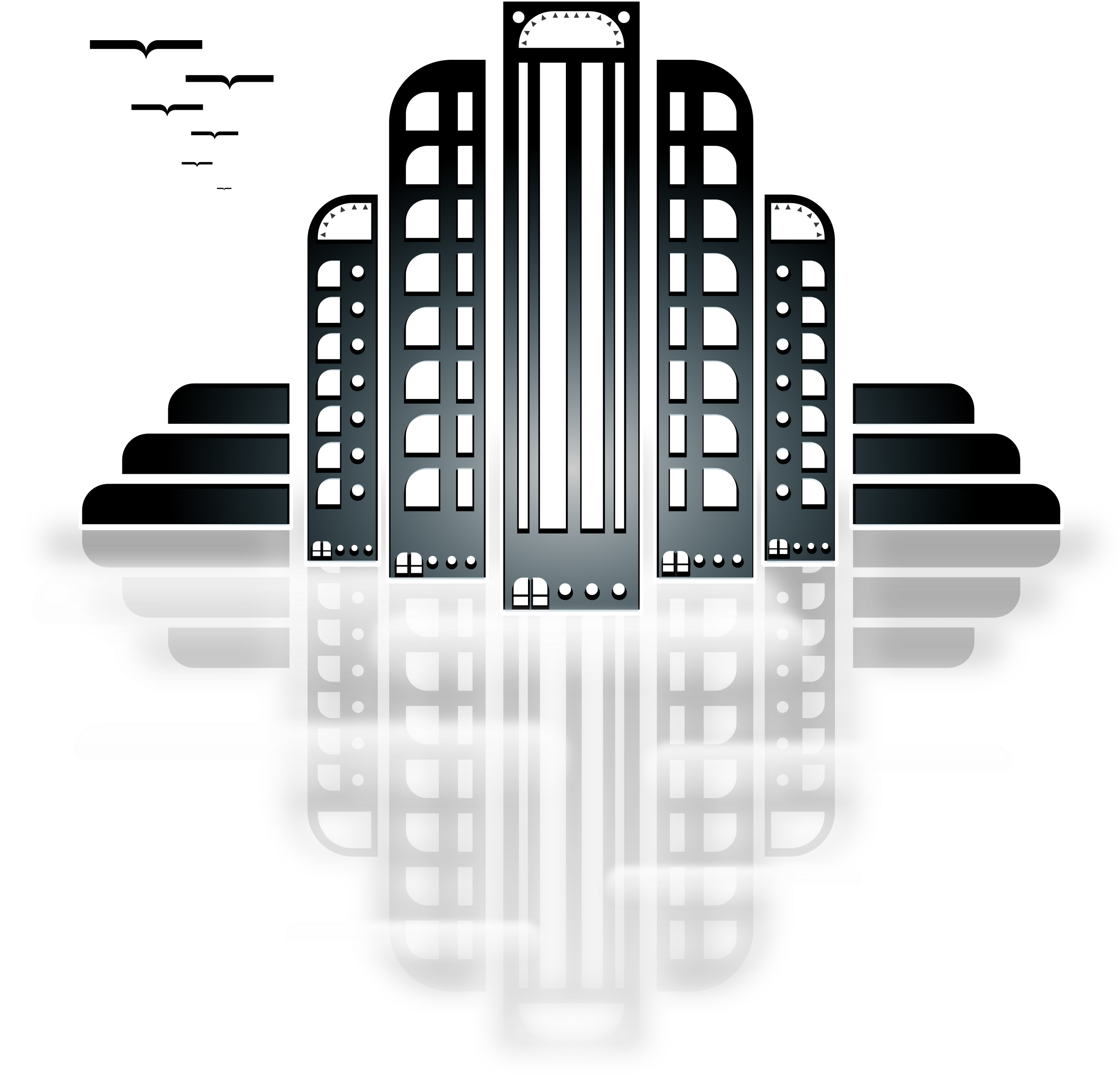 This Free Icons Png Design Of City Art Deco (2400x2400), Png Download