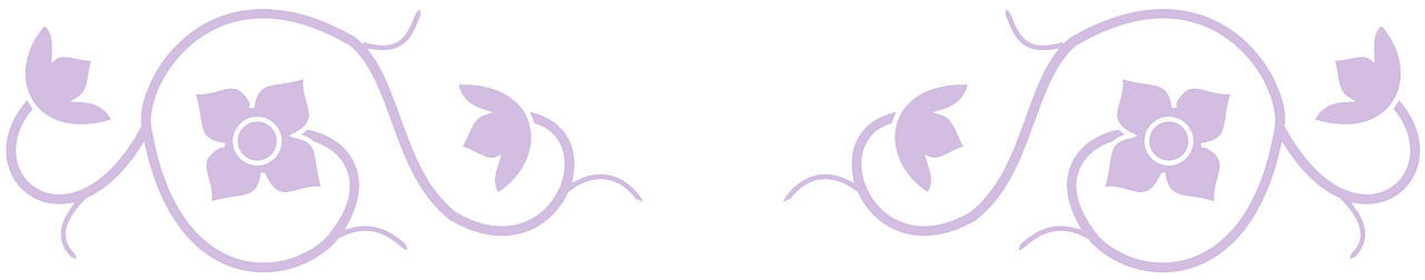 Floral Border Divider - Calligraphy (1280x640), Png Download