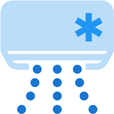Air Conditioner Blue Icon Png (500x500), Png Download