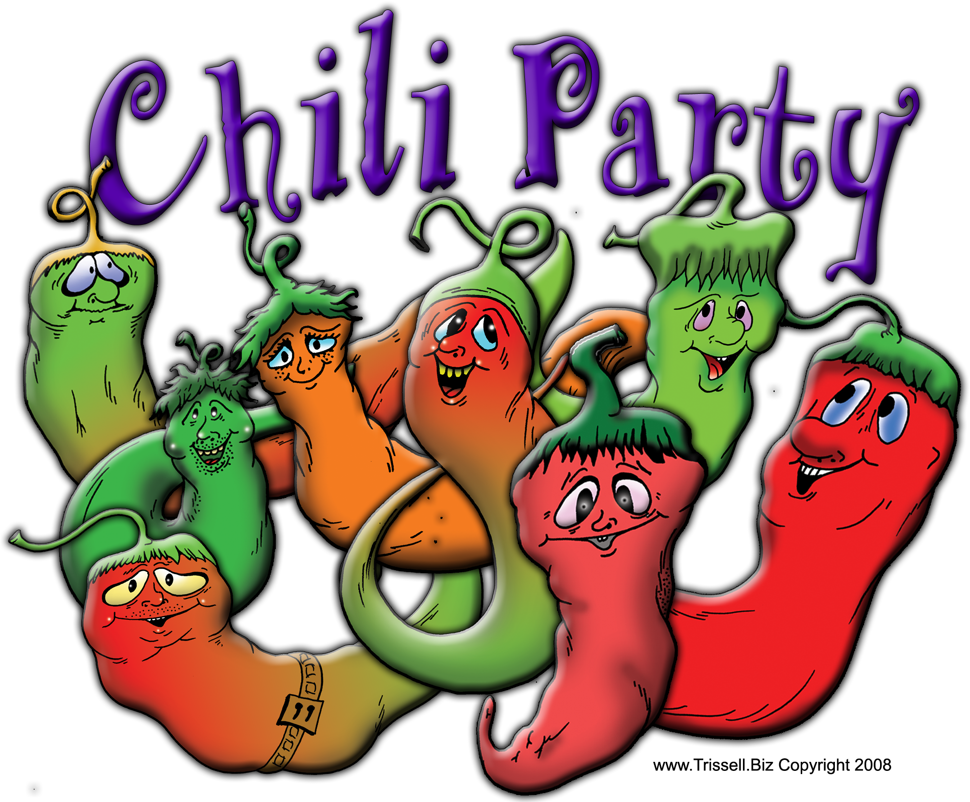Chili Clipart Transparent - Chili Day Clip Art (2000x1600), Png Download