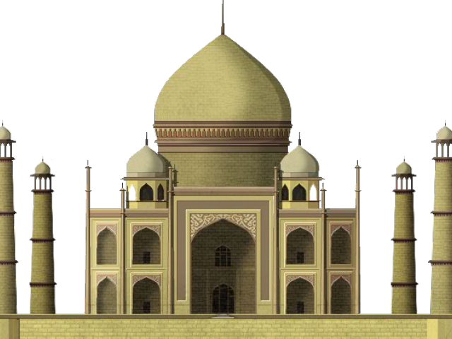 Taj Mahal Png Transparent Images - Taj Mahal Images Png (640x480), Png Download