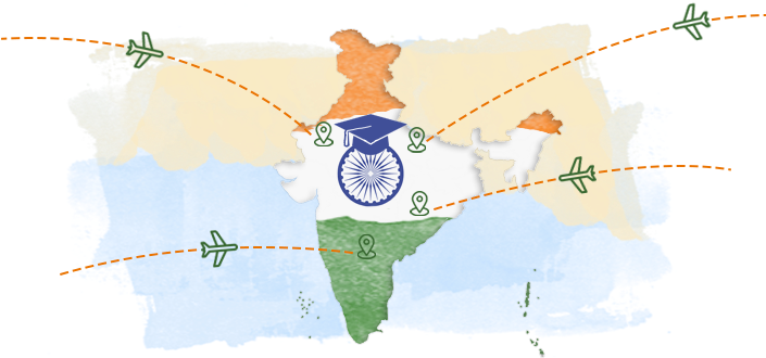 The Ultimate Guide To Studying Abroad In India - Flag Of India (704x336), Png Download