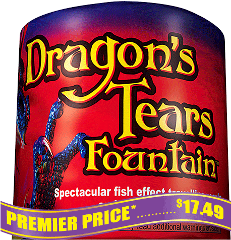 Dragon Tears Fountain - Dragon Tears Fireworks (500x500), Png Download