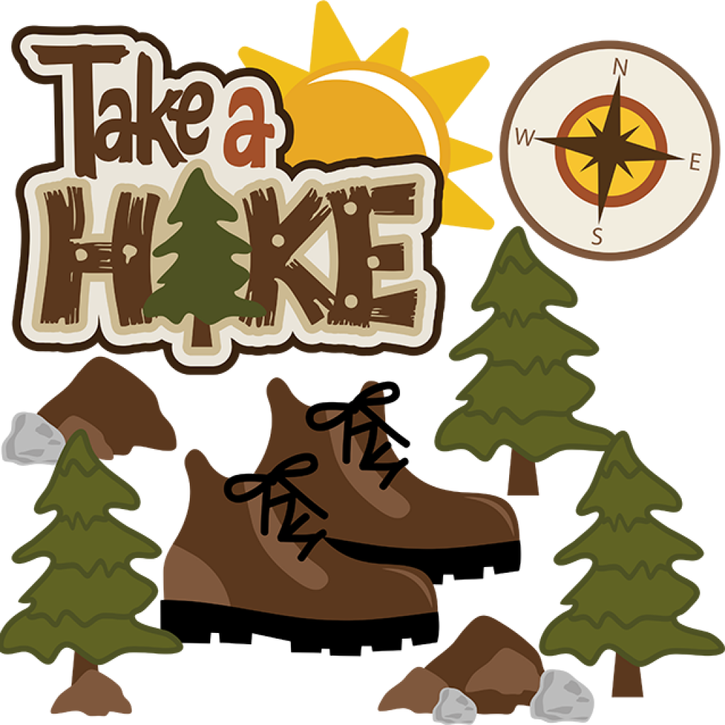 Svg Scrapbook Collection Outdoors Files Camping For - Free Clip Art Hiking (648x638), Png Download