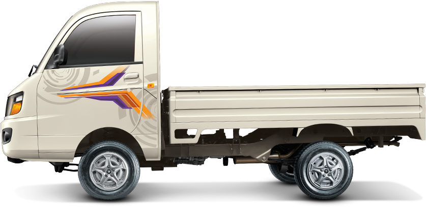 Metallic Red Diamond White Deep Warm Blue - Mahindra Supro Maxi Truck (851x414), Png Download