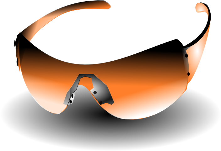 Sun Glasses Orange 555px - Sunglasses (555x392), Png Download