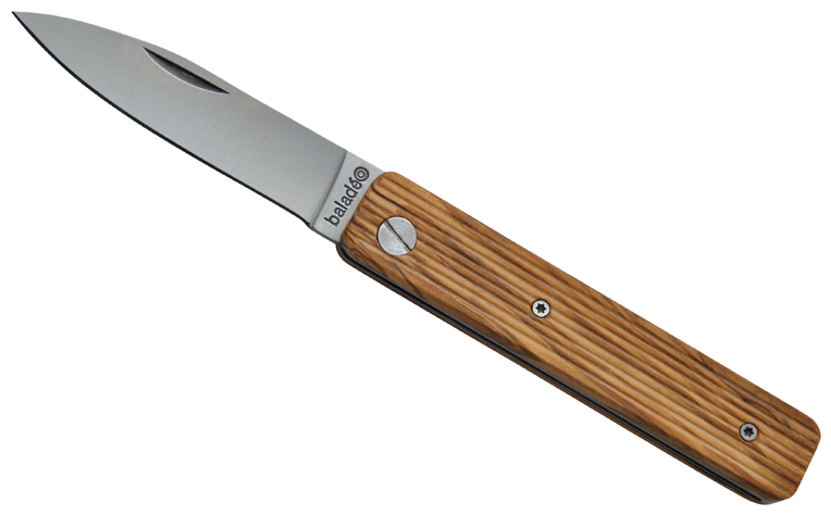 Pocket Knife 'papagayo', Olive Tree Wood - Laguiole Nature (900x600), Png Download