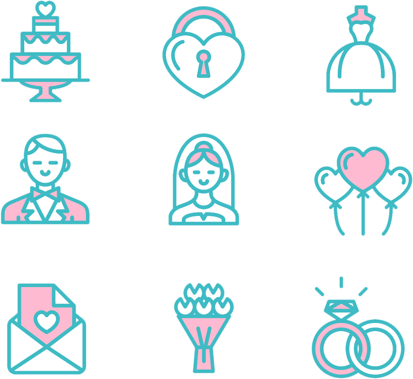 Wedding Industry Websites, Wedding Industry Web Design, - Illustration (1500x1500), Png Download