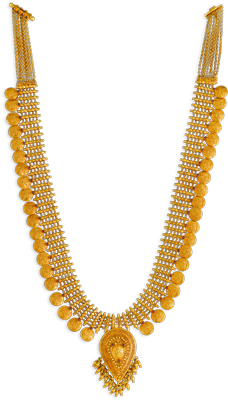 Kalyan Jewellers Indian Gold Jewellery Design, Ethnic - Kalyan Jewellers Necklace Design (572x410), Png Download