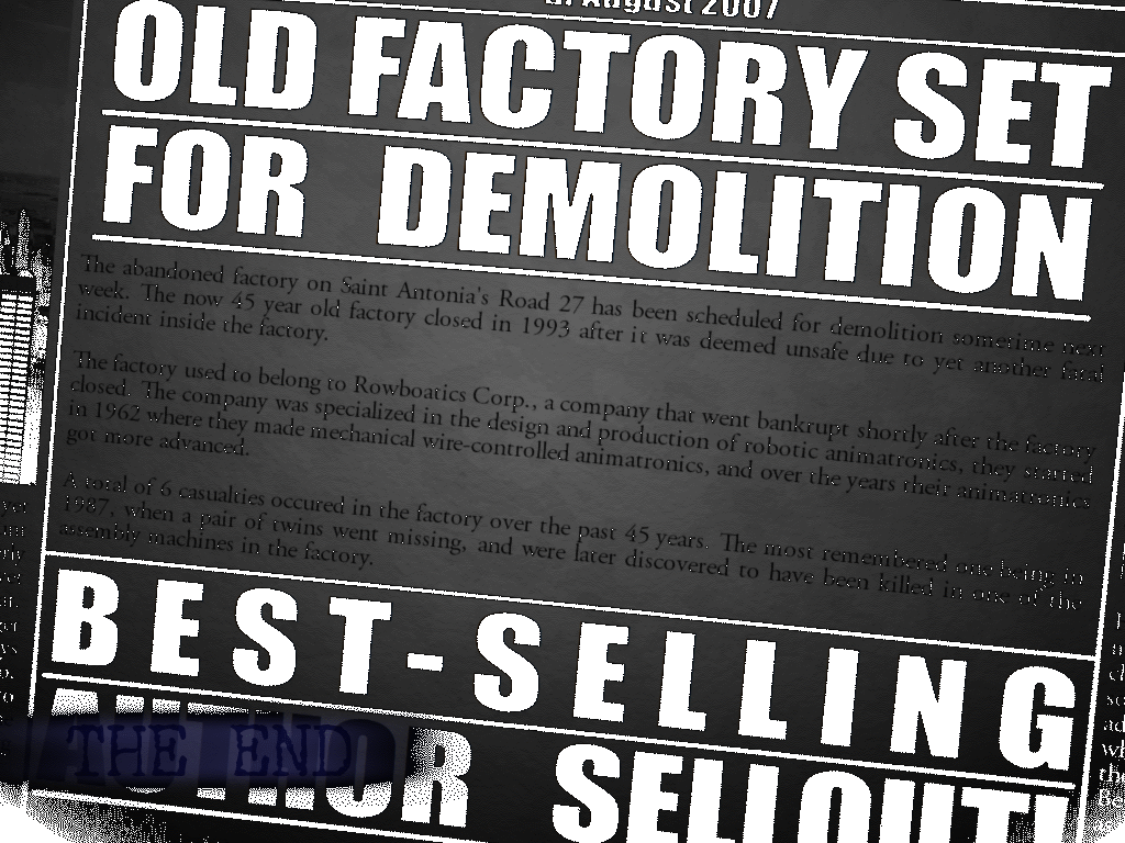 File History - Fnac 2 Ending (1024x768), Png Download