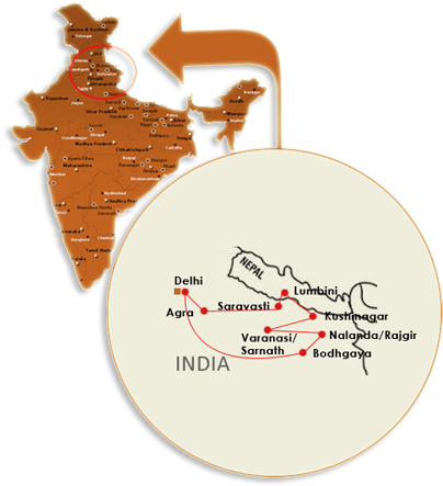 Route Map - India Map Vector Png (500x479), Png Download