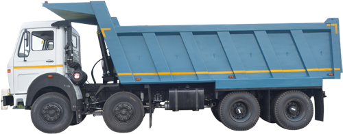 Body Building Section - Trailer Truck (653x237), Png Download