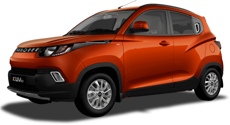 Mahindra Verito Vibe - Smart Fortwo Electric Drive Orange (1109x572), Png Download