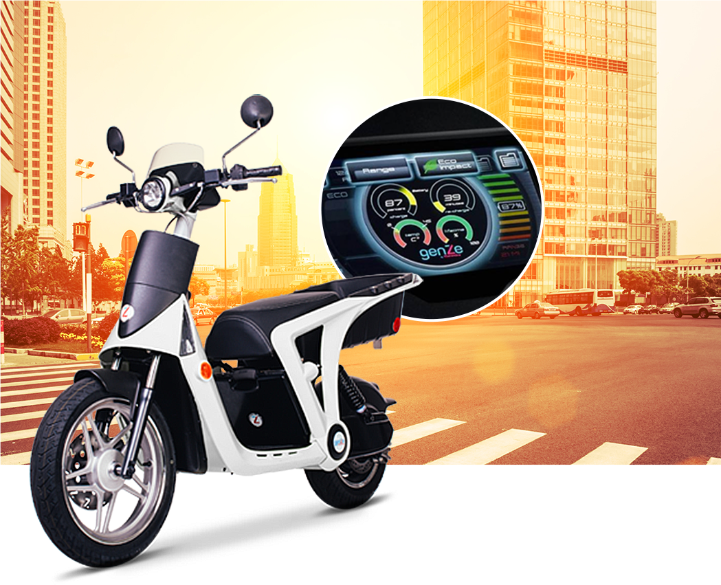Cruise-connect™ - Mahindra Electric Bike (1049x851), Png Download