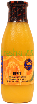 Best Mango Juice Drink - Glass Bottle (284x480), Png Download
