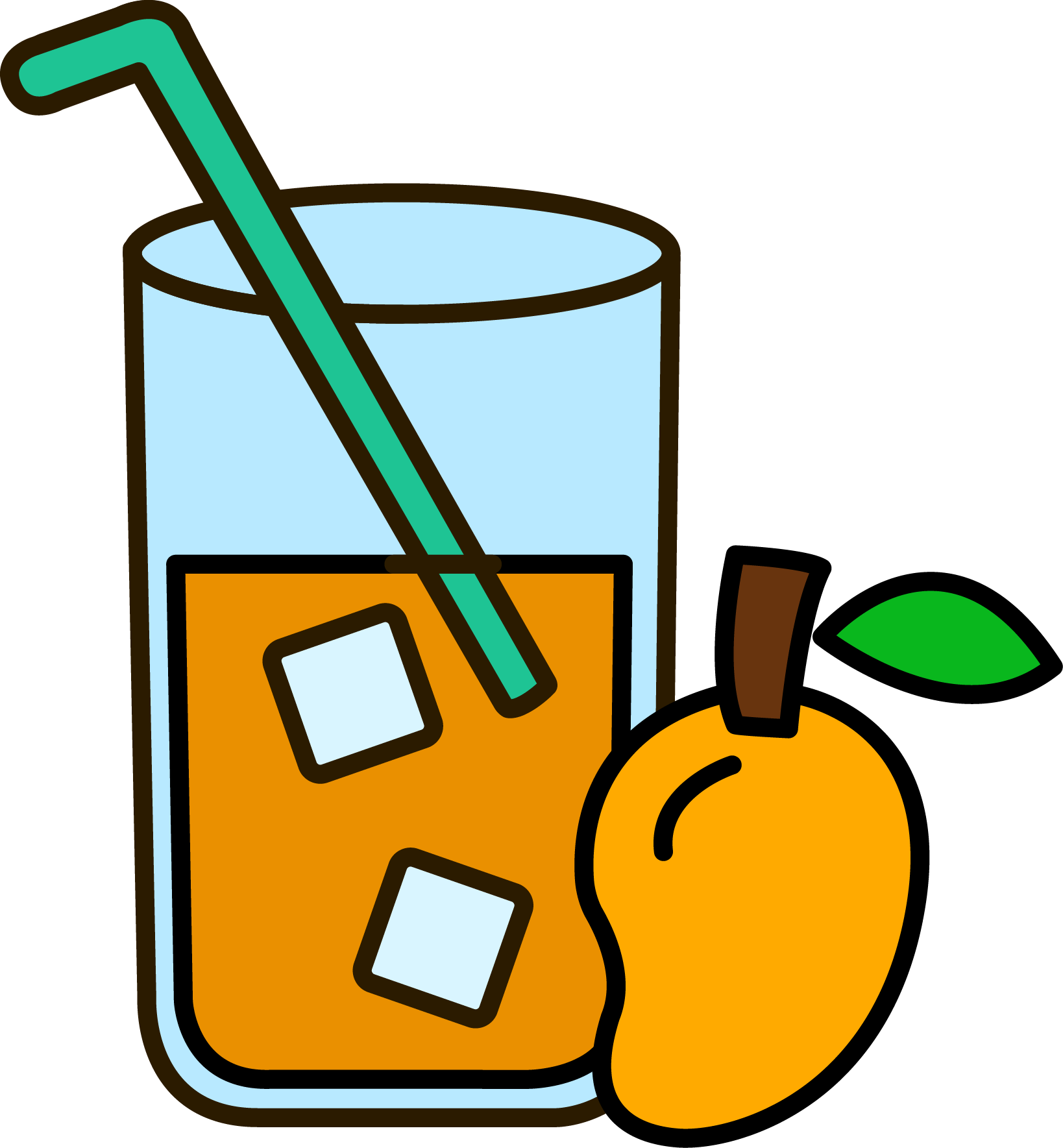 Clipart Library Trinetra About Free Indian Symbols - Mango Juice Clipart (1638x1769), Png Download