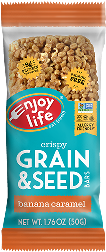 Banana Caramel Single-serve Grain & Seed Bar - Enjoy Life Foods (266x520), Png Download