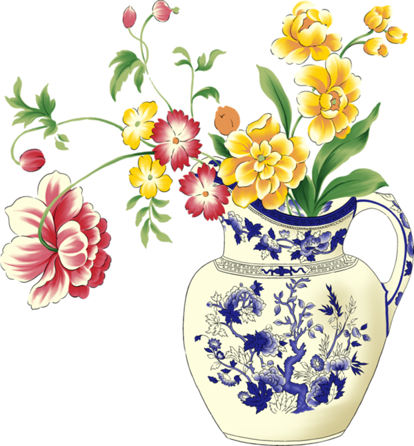 Flower Basketsall Alone - Blancho Bedding Flowerpot - Wall Decals Stickers Appliques (600x647), Png Download