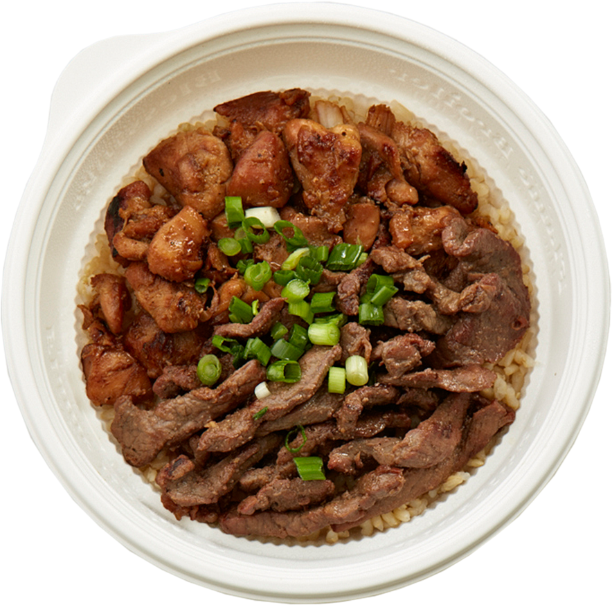 Sliding Bowl Image - Flame Broiler Angus Beef Bowl (904x883), Png Download