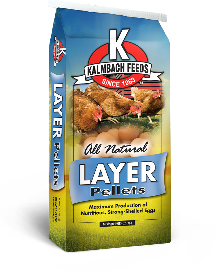 17% All Natural Layer Pelleted 50lb - Kalmbach Feeds 50 Lb. For Chickens Crumble Layer Feed (750x972), Png Download