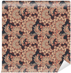 Vintage Flowers Seamless Pattern - Placemat (400x400), Png Download