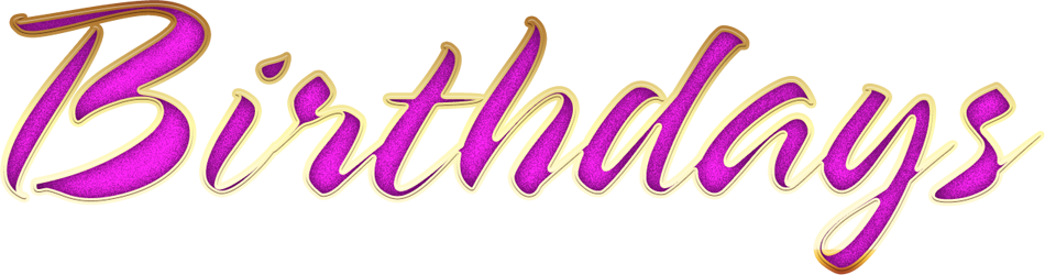 We Are Happy To Offer Our Customers With Special Cakes - Birthdays Text Png (950x250), Png Download