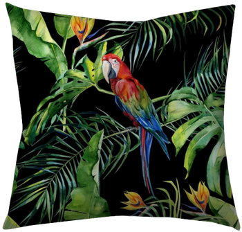 Scarlet Macaw Parrot - Bird Of Paradise Flower (400x400), Png Download