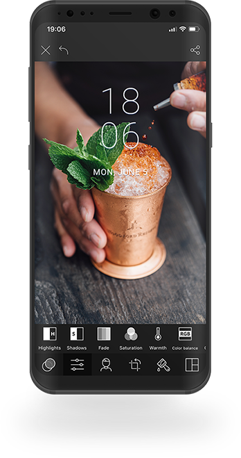 Photo Editor & Collage Maker - Drink (348x659), Png Download