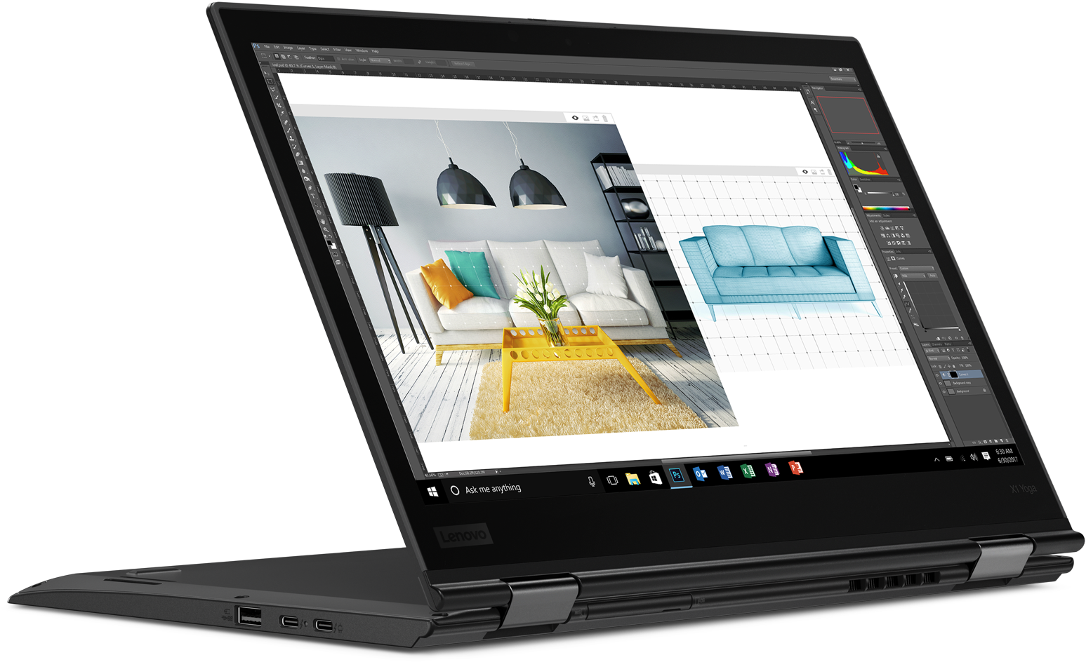 Enlarge / Lenovo Thinkpad X1 Yoga 3rd Generation - Thinkpad X1 Yoga 3rd Gen (2000x1126), Png Download