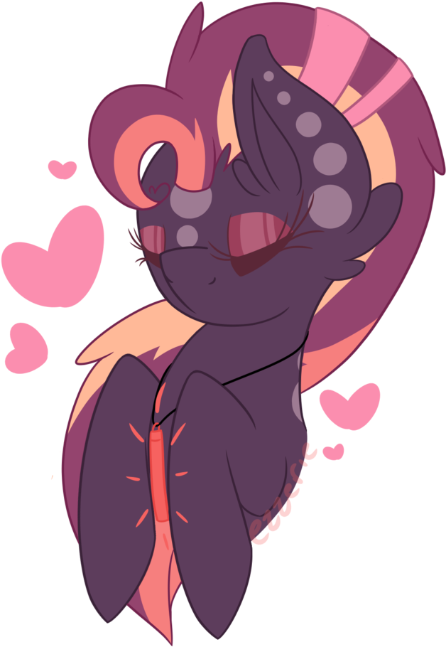 Ezzerie, Bat Pony, Bat Pony Oc, Digital Art, Eyes Closed, - Digital Art (1024x1114), Png Download