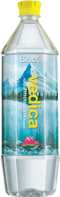 Vedica - 1 Ltr - Bisleri Mineral Water Bottle (460x630), Png Download