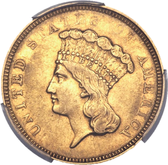 00 Gold Indian Princess 1 Coin - Cash (579x576), Png Download