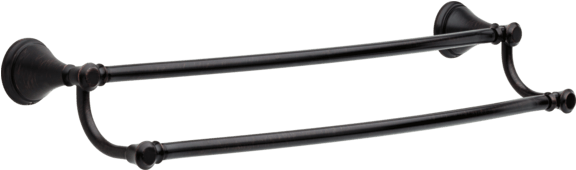 24″ Double Towel Bar - Delta 79725 Cassidy 24" Wall Mounted Double Towel Bar (600x600), Png Download
