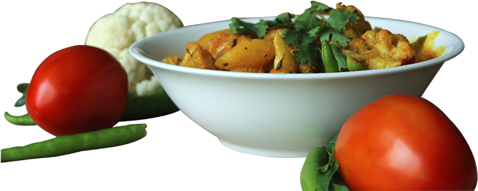 Aloo Gobi - Plum Tomato (700x416), Png Download