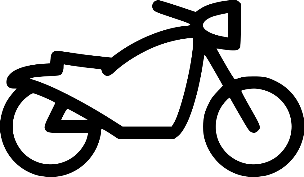 Motorcycle Free Icon - Bicycle (980x572), Png Download