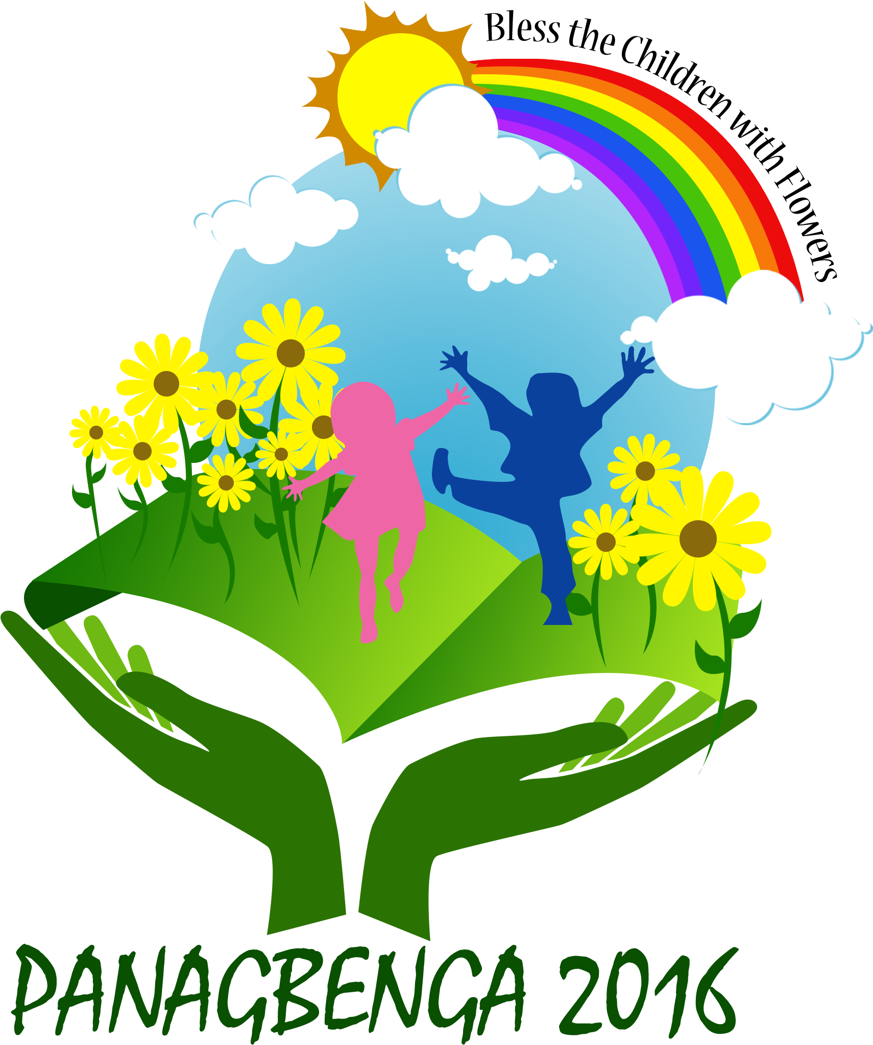 Panagbenga 2016 Logo, “bless The Children With Flowers” - Panagbenga Festival 2016 Logo (1800x2250), Png Download