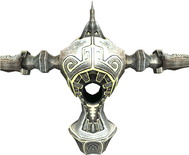 Hyrule Warriors Dominion Rod Hammer Guardian Statue - Weapon (750x650), Png Download