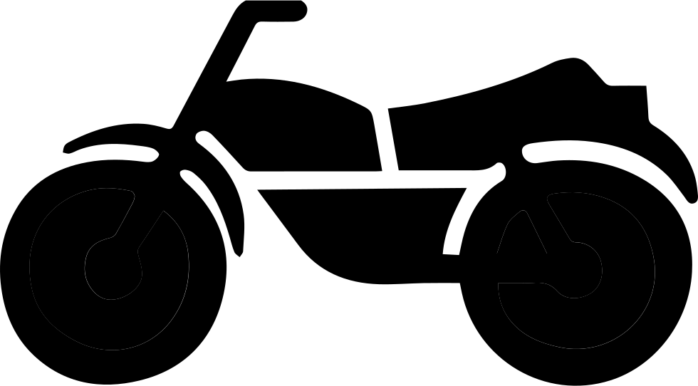 Motorbike Comments - Black Motorcycle (980x542), Png Download