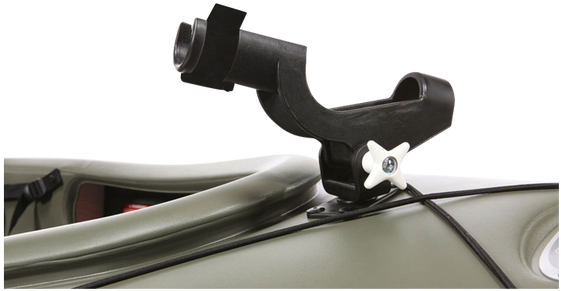 Pelican Swivel Rod Holder Black (577x500), Png Download