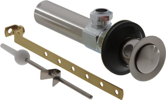 Metal Drain Assembly - Delta Faucet Rp26533ss Metal Drain Assembly With Less (600x600), Png Download