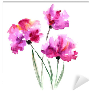 Watercolor Floral Bouquet - Abstract Watercolour Flower Bunch (400x400), Png Download