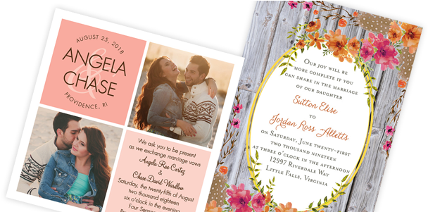 Affordable Wedding Cheap - Low Cost Wedding Card (746x300), Png Download