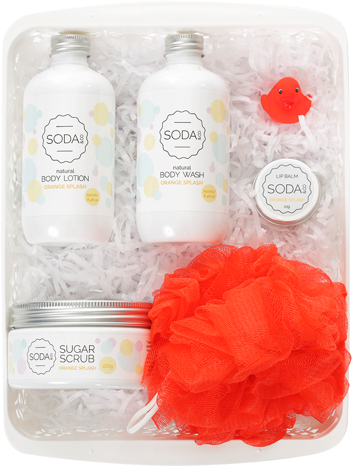 Orange Splash Gift Pack - Gift (1024x1024), Png Download