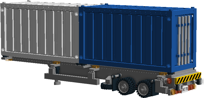Container Truck - Shipping Container (1343x703), Png Download
